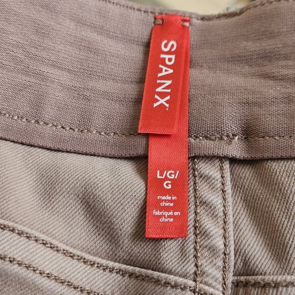 Spanx Women's Lavender Pullon Shorts Size Large 5" Inseam - Picture 3 of 3